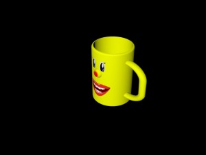smiling cup 3D 모델