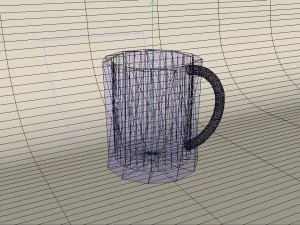 стеклянная чашка 3D Модель