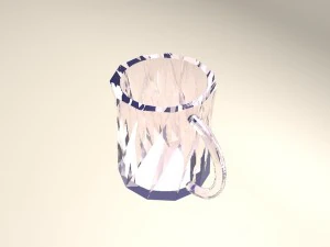 стеклянная чашка 3D Модель