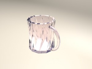 glass cup 3D मॉडल