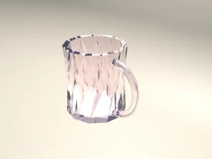 стеклянная чашка 3D Модель