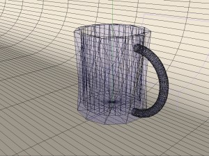 glass cup 3D मॉडल