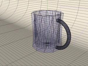 стеклянная чашка 3D Модель