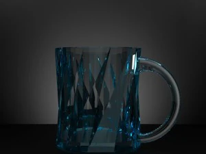 стеклянная чашка 3D Модель
