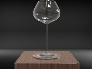 wine glass1 Model 3D
