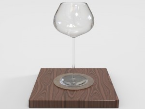wine glass1 Model 3D