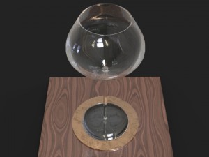 wine glass1 Model 3D