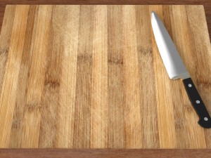 cutting board knife Modelo 3D