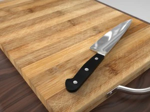 cutting board knife 3D Model