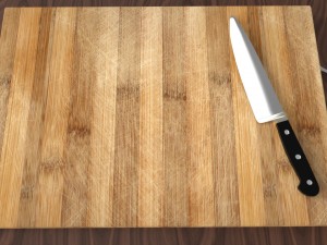 cutting board knife Modelo 3D