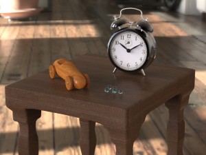 clock car Model 3D