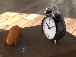clock car Model 3D