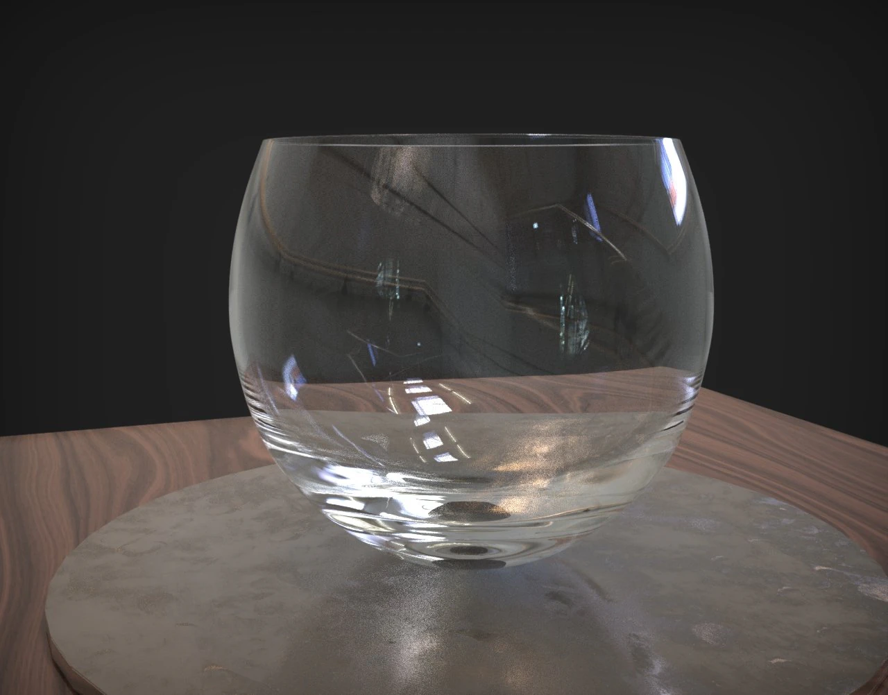 glass bowl 3D Model .c4d .max .obj .3ds .fbx .stl .blend