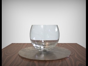glass bowl 3D 모델