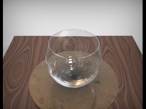 glass bowl 3D 모델
