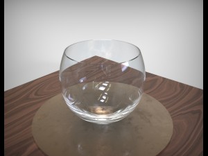 glass bowl 3D 모델