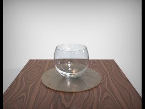 glass bowl 3D 모델