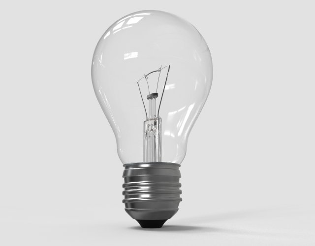 light bulb 3D-Modell .c4d .max .obj .3ds .fbx .stl .blend 