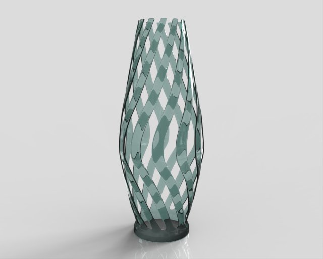 twist vase 3D Model .c4d .max .obj .3ds .fbx .stl .blend 