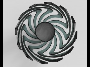twist vase 3D Model