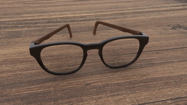 glasses 3D Model .c4d .max .obj .3ds .fbx .stl .blend 