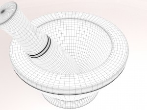 mortar and pestle 3D Model