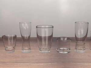 water glass set 3D Model