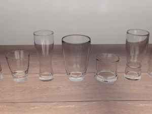 water glass set 3D Model