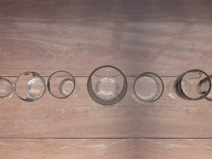 water glass set 3D Model