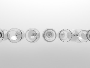 wine glass set Model 3D