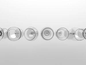 wine glass set 3D Model