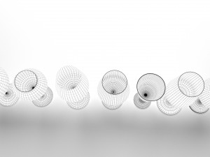 wine glass set Model 3D