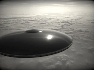 alien spaceship 2 3D Model