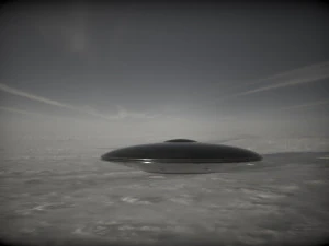 alien spaceship 2 3D Model
