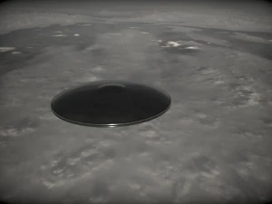 alien spaceship 2 3D Model