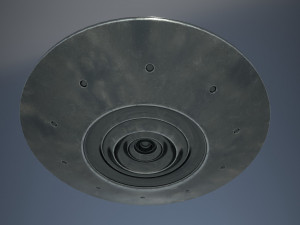 alien spaceship 2 3D मॉडल