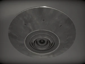 alien spaceship 2 3D Model