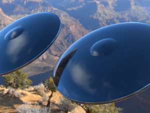 alien spaceship 2 3D मॉडल