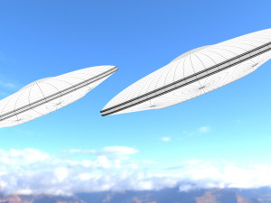 alien spaceship 2 3D मॉडल