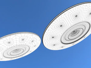 alien spaceship 2 3D Model