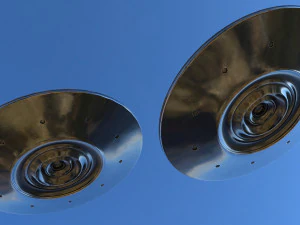 alien spaceship 2 3D Model