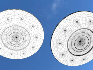 alien spaceship 2 3D Model
