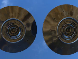alien spaceship 2 3D Model