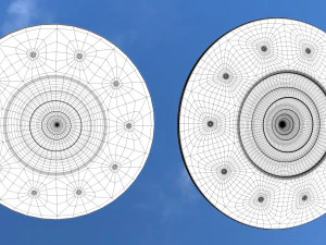 alien spaceship 2 3D Model