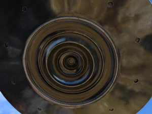 alien spaceship 2 3D Model