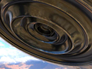 alien spaceship 2 3D Model