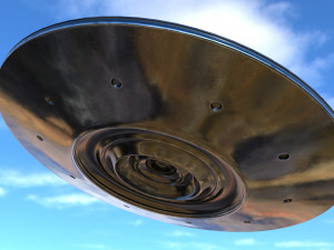 alien spaceship 2 3D मॉडल