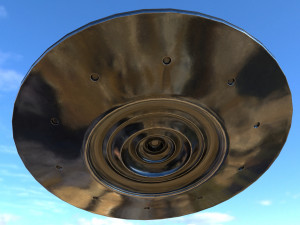 alien spaceship 2 3D मॉडल