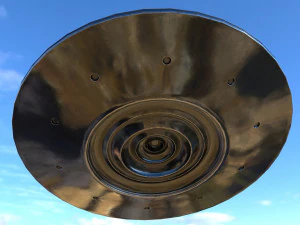 alien spaceship 2 3D Model