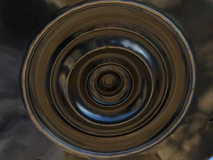 alien spaceship 2 3D Model